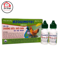 ĐẶC TRỊ: CHƯỚNG DIỀU - KHÔ CHÂN AZQUINOTEC 10ML