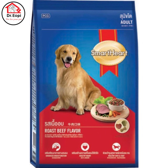 Thức Ăn Hạt Cho Chó Trưởng Thành Smartheart Adult 1,5kg