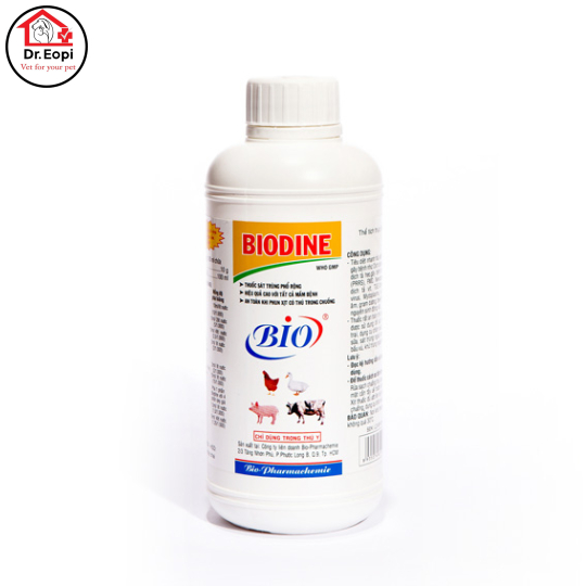Thuốc Sát Trùng Chuồng Trại Bio Dịch Cúm Dịch Tả Heo | BIODINE 60ML