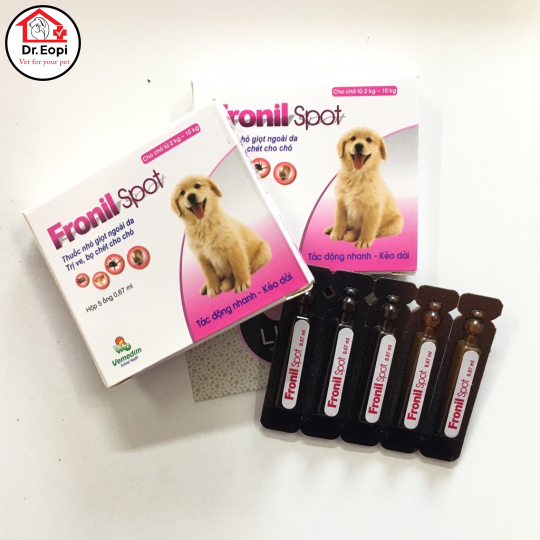 Nhỏ gáy trị rận Fronil Spot cho thú cưng